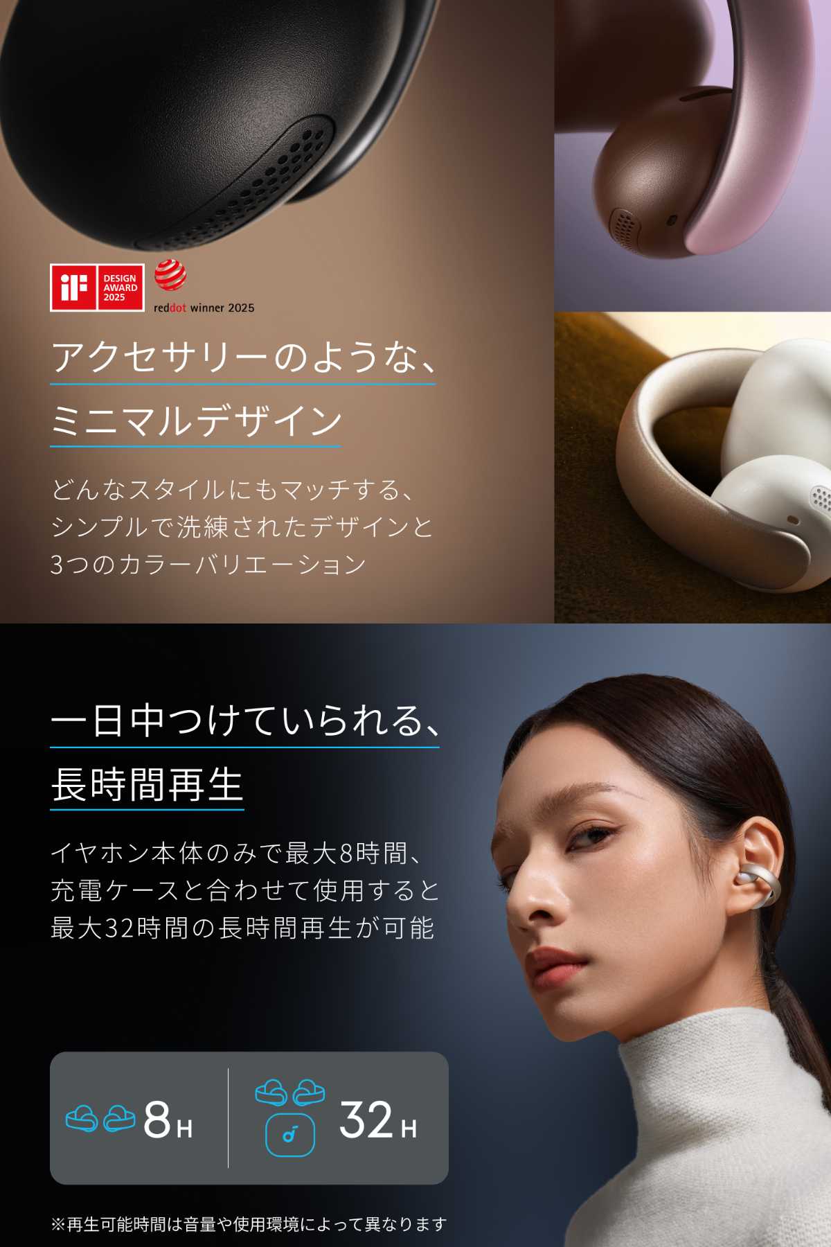 イヤホン Anker Anker】2025年イヤホン新製品「Soundcore AeroClip」4/23発売